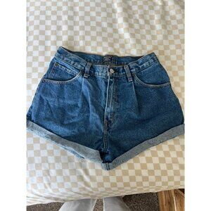 High Rise Denim Shorts Abercrombie and Fitch